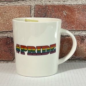 Pfaltzgraff HASHTAG PRIDE Rainbow 18oz Porcelain Coffee Mug